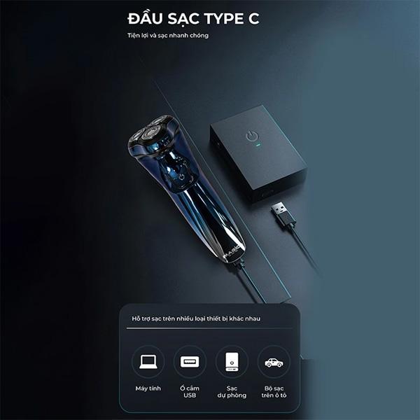 Máy Cạo Râu MAGIC B-63 3W 600mAh Chống nước IPX6 Chính Hãng