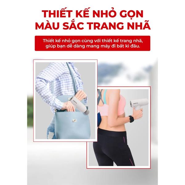 Súng Massage BUHEUNG Choice.Dr DC-001 40W 6 chế độ Chính Hãng