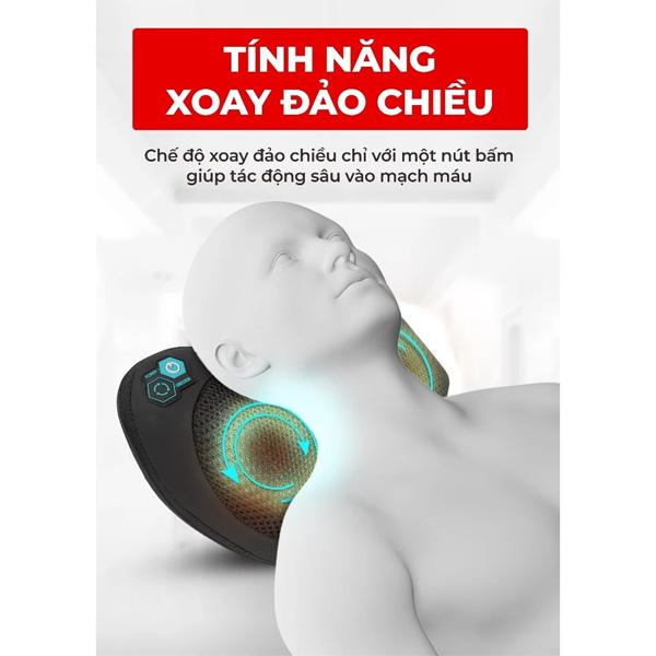 Gối Massage BUHEUNG Choice.Dr DC-022 40W Nhiệt Hồng Ngoại 3 chế độ Chính Hãng