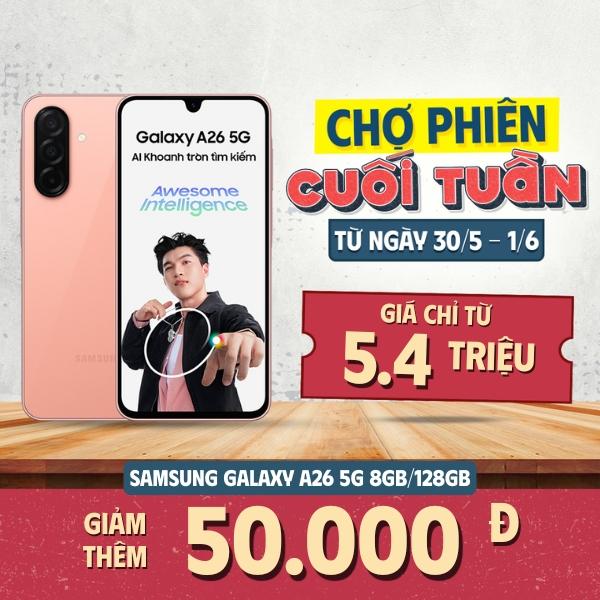 Samsung Galaxy A26 5G 8GB/128GB Chính Hãng - BHĐT