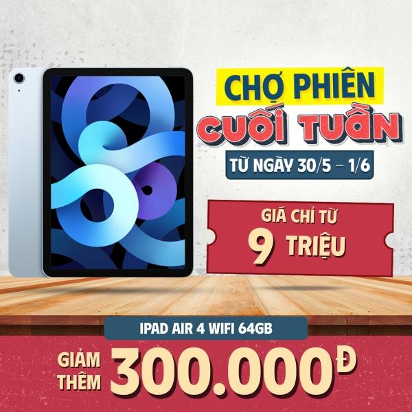 iPad Air 4 10.9 inch Wifi 64GB 2020 Likenew - Fullbox