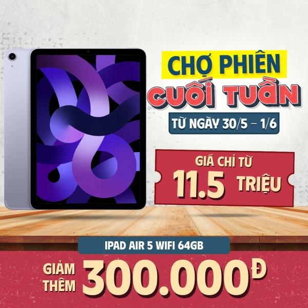 iPad Air 5 10.9 inch 2022 Wifi 64GB Likenew - Fullbox