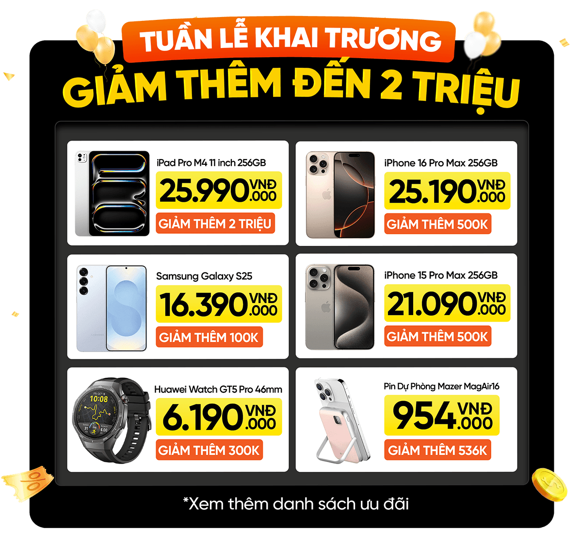 TUẦN LỄ KHAI TRƯƠNG