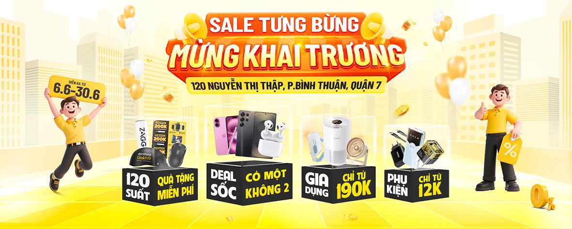 KHAI TRƯƠNG SHOWROOM 120 NGUYỄN THỊ THẬP, QUẬN 7