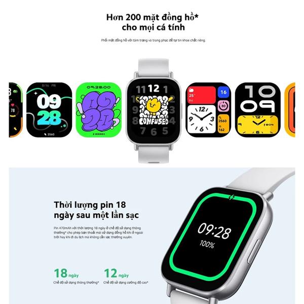 Đồng hồ thông minh Xiaomi Redmi Watch 5 49.1mm Chính Hãng