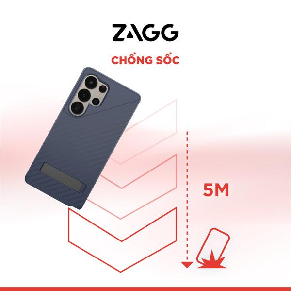 Ốp Lưng ZAGG Denali Kickstand Samsung S25 Ultra Chín Hãng