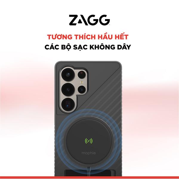 Ốp Lưng ZAGG Denali Kickstand Samsung S25 Ultra Chín Hãng
