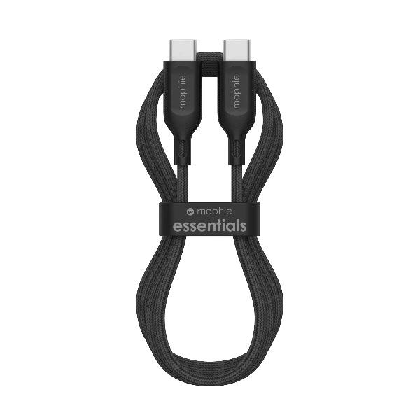 Cáp Sạc Nhanh Mophie Essential Type-C to Type-C 60W 1M Chính Hãng