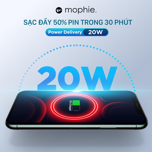 Củ Sạc Mophie PD 20W 1C Chính Hãng