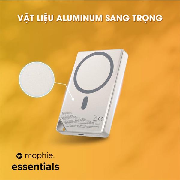 Pin Sạc Dự Phòng Mophie Essentials Snap+ Powerstation PD 20W 10.000mAh Chính Hãng