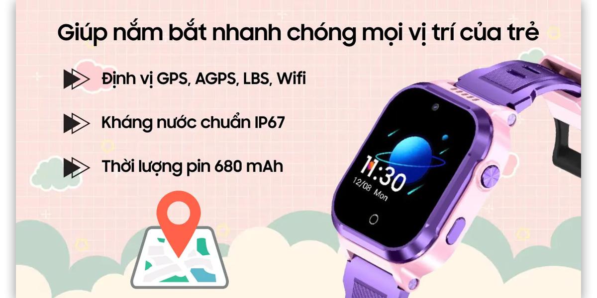 Đồng Hồ Thông Minh Định Vị Trẻ Em MyKID Lite V2 Chính Hãng