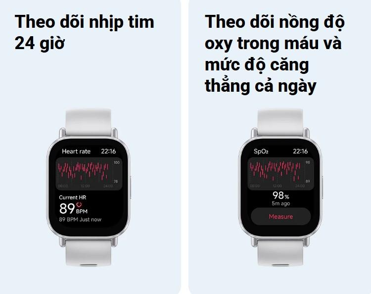 Theo d&otilde;i sức khỏe 24 giờ