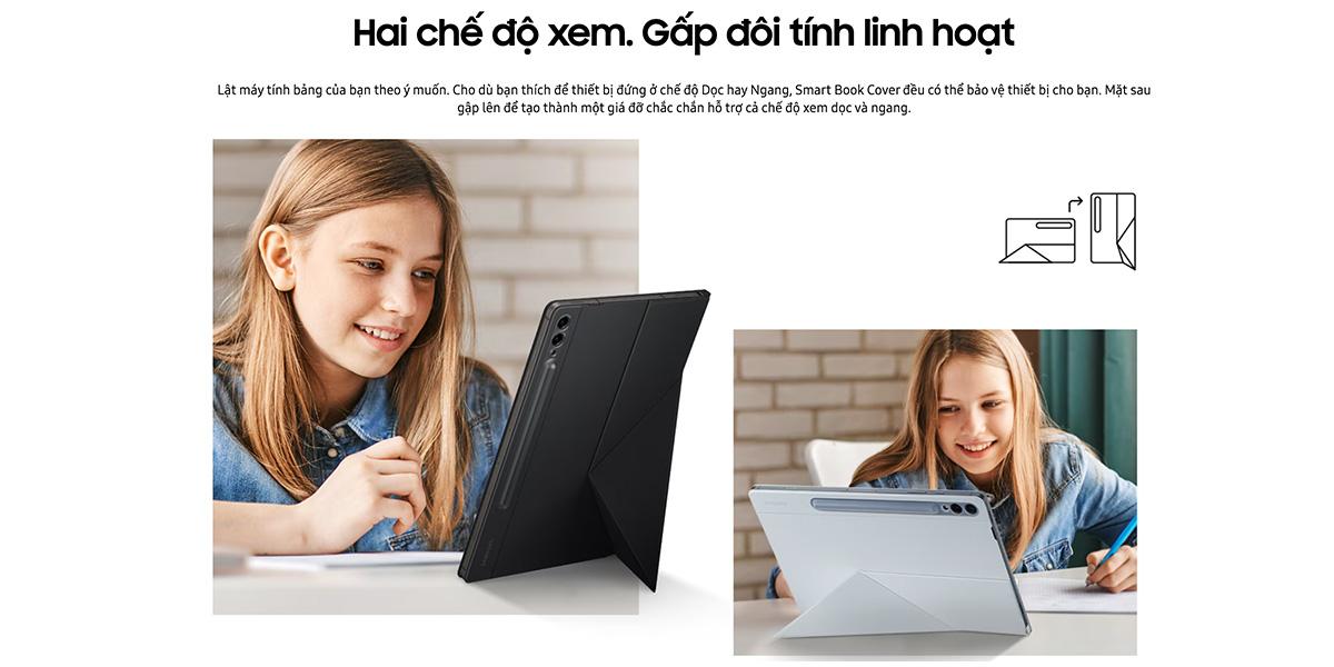 Bao Da Thông Minh Samsung Galaxy Tab S9+ | S10+ Chính Hãng