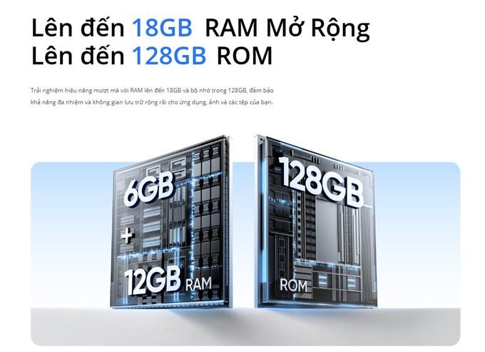 RAM l&ecirc;n đến 18GB