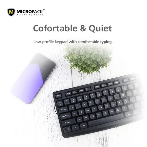 Bàn Phím Có Dây MicroPack Office Lite 2 K-206 Chính Hãng