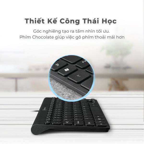 Bàn Phím Có Dây MicroPack Office Mini K2208STL Chính Hãng