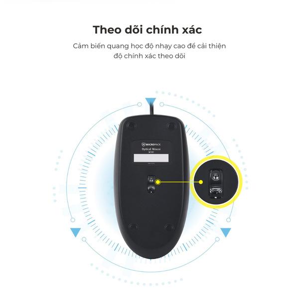 Bộ Bàn Phím Chuột Có Dây MicroPack Combo Lite KM-2003 Chính Hãng