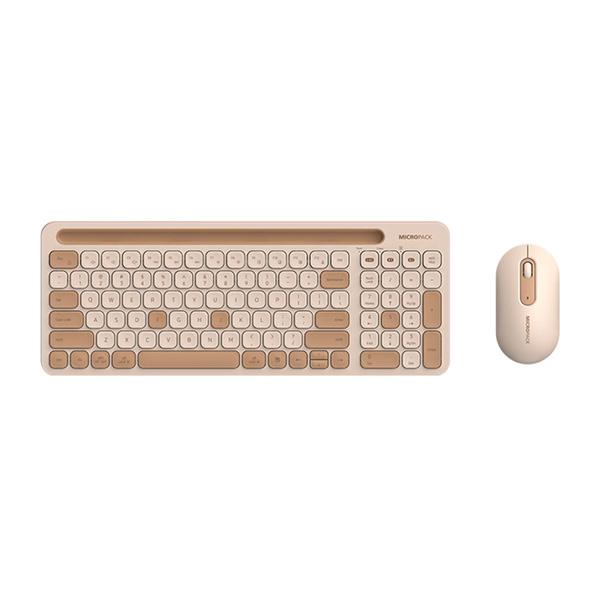 Bộ Bàn Phím Chuột Không Dây MicroPack Lifestyle KM-238W Chính Hãng