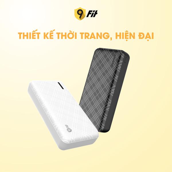 Pin Sạc Dự Phòng 9Fit Lite 20.000mAh 12W Chính Hãng