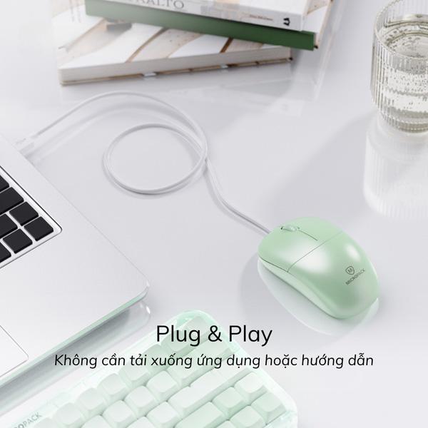 Chuột Có Dây MicroPack Comfy Mini 2 M-105 Chính Hãng