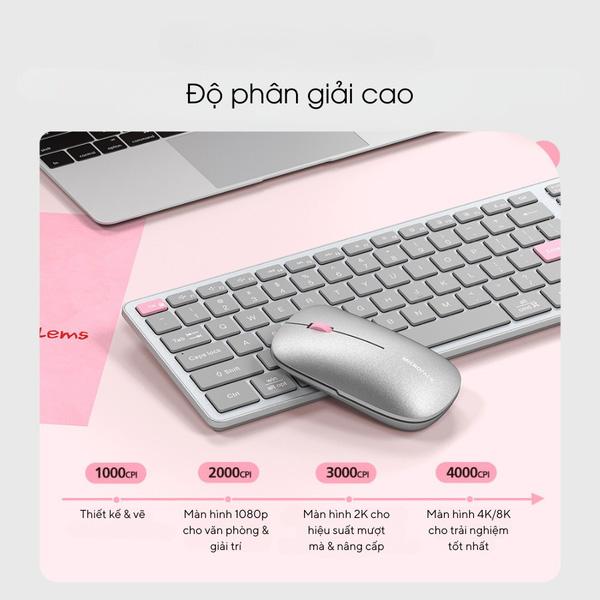 Chuột Không Dây MicroPack Lifestyle ML-203W Chính Hãng