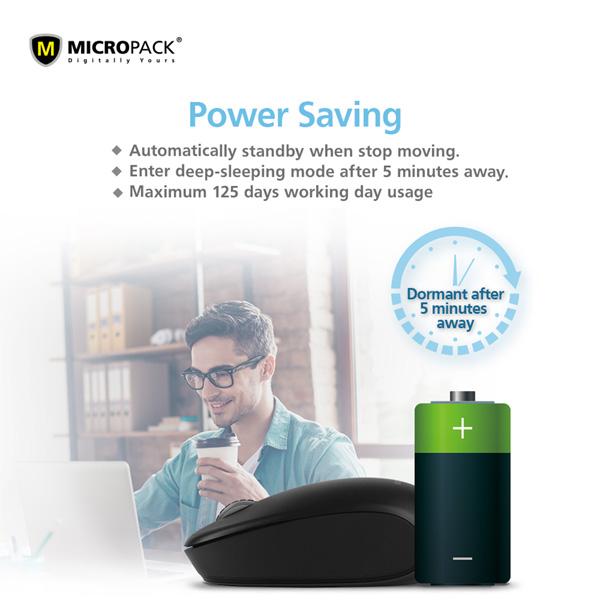 Chuột Không Dây MicroPack Speedy Life MP-716W Chính Hãng