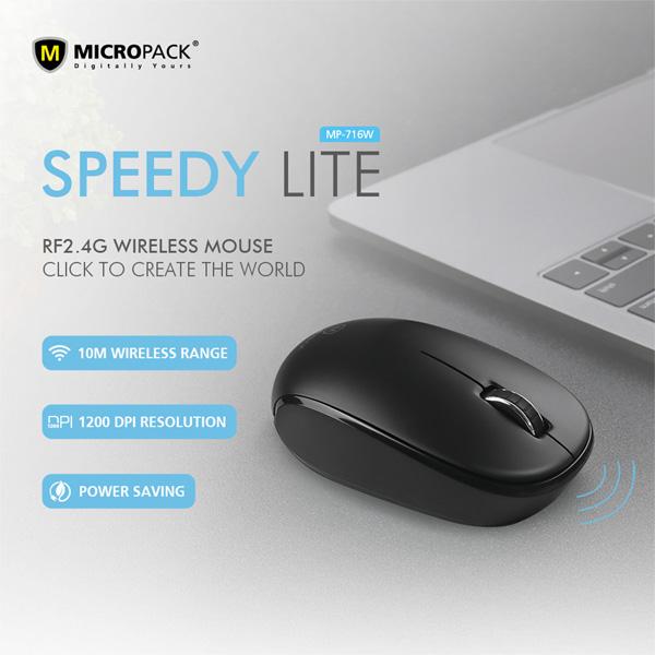 Chuột Không Dây MicroPack Speedy Life MP-716W Chính Hãng
