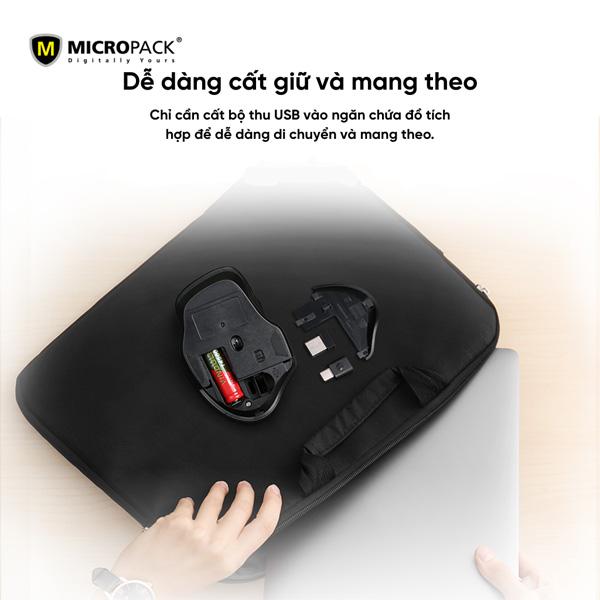 Chuột Không Dây MicroPack Speedy Pro MP-752W Chính Hãng