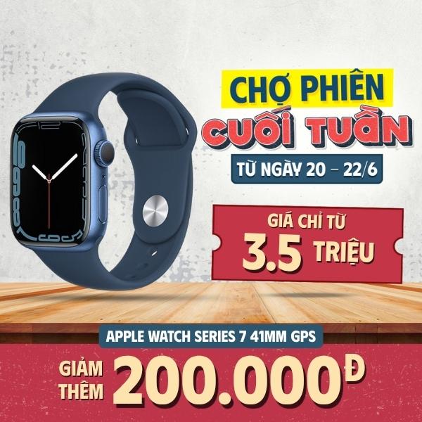 Apple Watch Series 7 41mm Viền Nhôm Cũ 99%