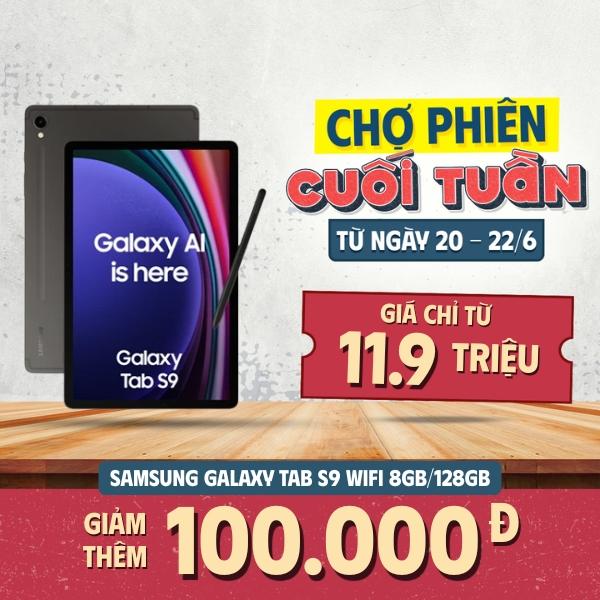 Samsung Galaxy Tab S9 Wifi 8GB/128GB Chính Hãng BHĐT