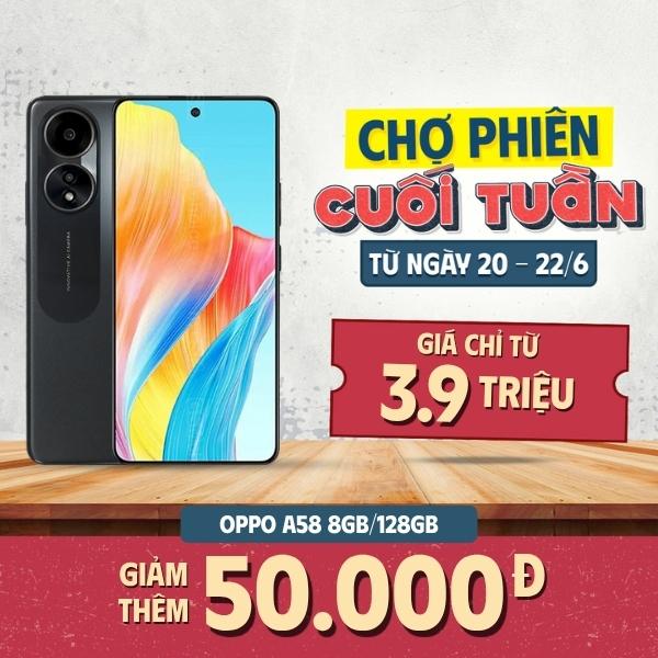 Oppo A58 4G 8GB/128GB Chính Hãng
