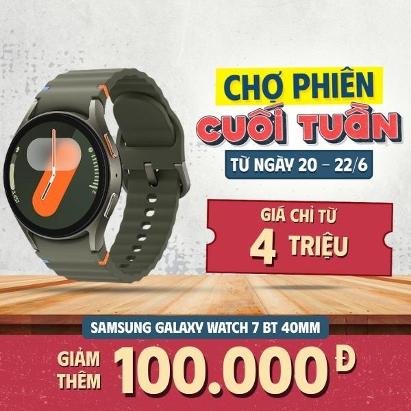 Samsung Galaxy Watch 7 BT 40mm Chính Hãng - BHĐT