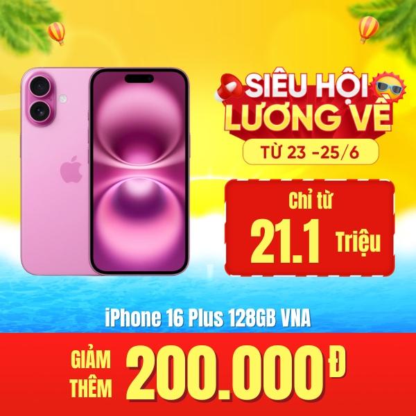 iPhone 16 Plus 128GB Chính Hãng VN/A