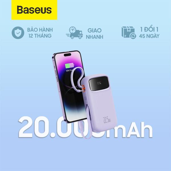 Pin Sạc Dự Phòng BASEUS QPow 2 22.5W 20000mAh Chính Hãng