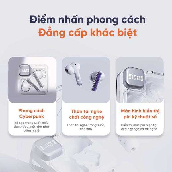 Tai nghe Bluetooth True Wireless QCY MeloBuds Neo Chính Hãng