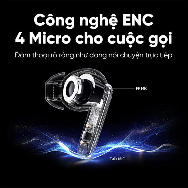 Tai nghe Bluetooth True Wireless QCY T13 ANC2 (HT09) Chính Hãng