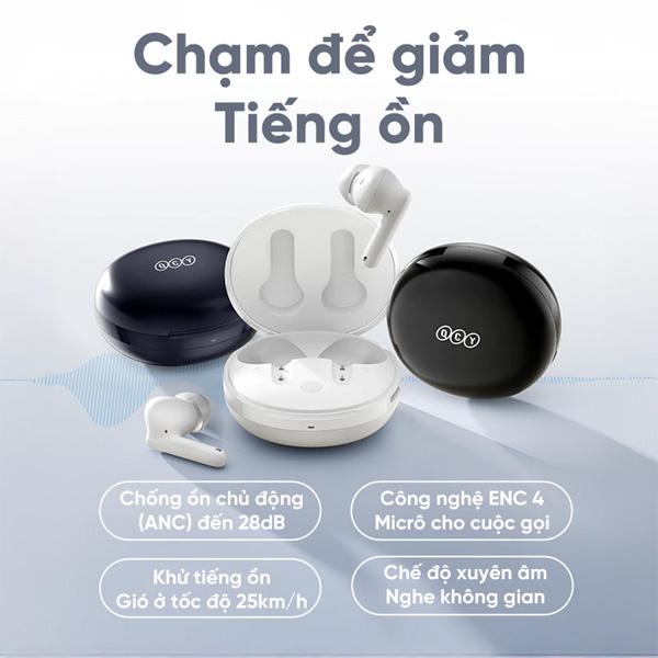 Tai nghe Bluetooth True Wireless QCY T13 ANC2 (HT09) Chính Hãng