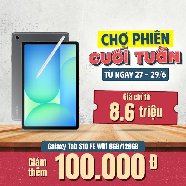 Samsung Galaxy Tab S10 FE Wifi 8GB/128GB Chính Hãng - BHĐT