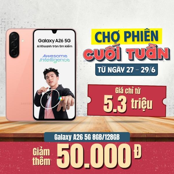 Samsung Galaxy A26 5G 8GB/128GB Chính Hãng - BHĐT