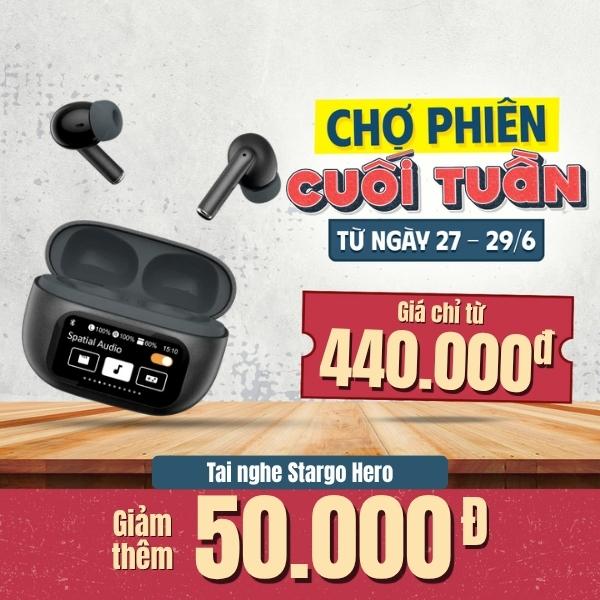 Tai Nghe Bluetooth True Wireless Stargo Hero Chính Hãng