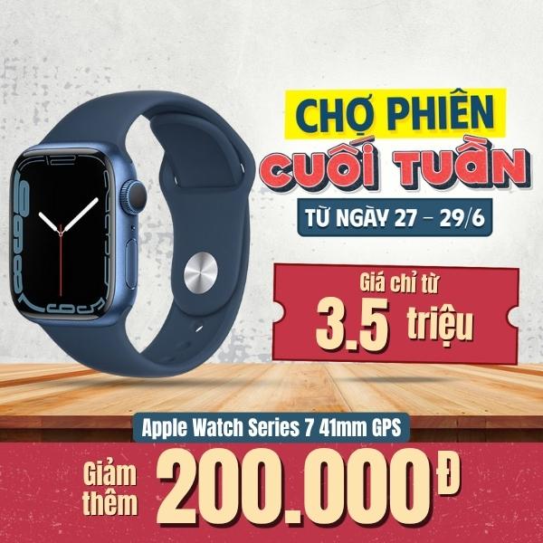 Apple Watch Series 7 41mm Viền Nhôm Cũ 99%