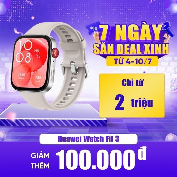 Đồng hồ thông minh Huawei Watch Fit 3 Chính Hãng