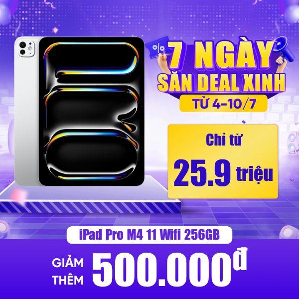 iPad Pro M4 11 inch 2024 Wifi 256GB | Chính Hãng Apple Việt Nam