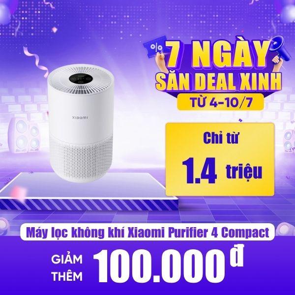 Máy Lọc Không Khí Xiaomi Smart Air Purifier 4 Compact EU Chính Hãng