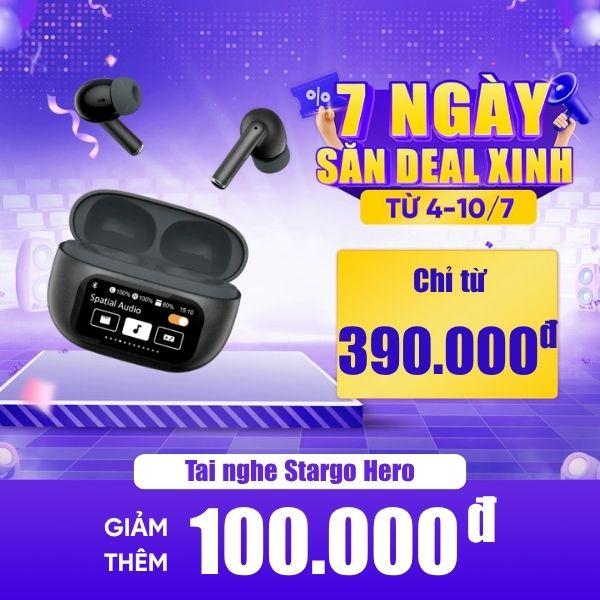 Tai Nghe Bluetooth True Wireless Stargo Hero Chính Hãng