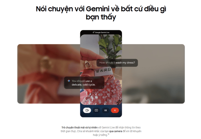 N&oacute;i chuyện với Gemini