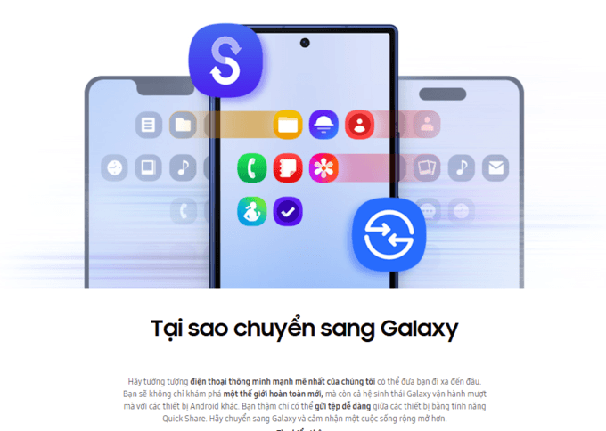 Hệ sinh th&aacute;i Galaxy đồng bộ