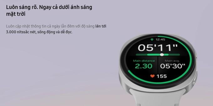 M&agrave;n h&igrave;nh hiển thị r&otilde; r&agrave;ng dưới nắng