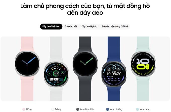 T&ugrave;y biến phong c&aacute;ch với d&acirc;y đeo v&agrave; mặt đồng hồ