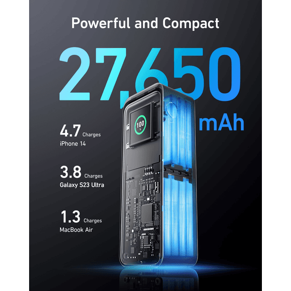 Pin sạc dự phòng Anker Prime A1340 2C1A 27650mAh 250W chính hãng 